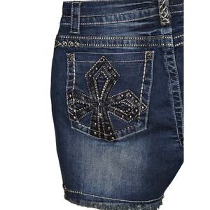 Rose Royce Premium, Fleur-de-lis Jean Shorts